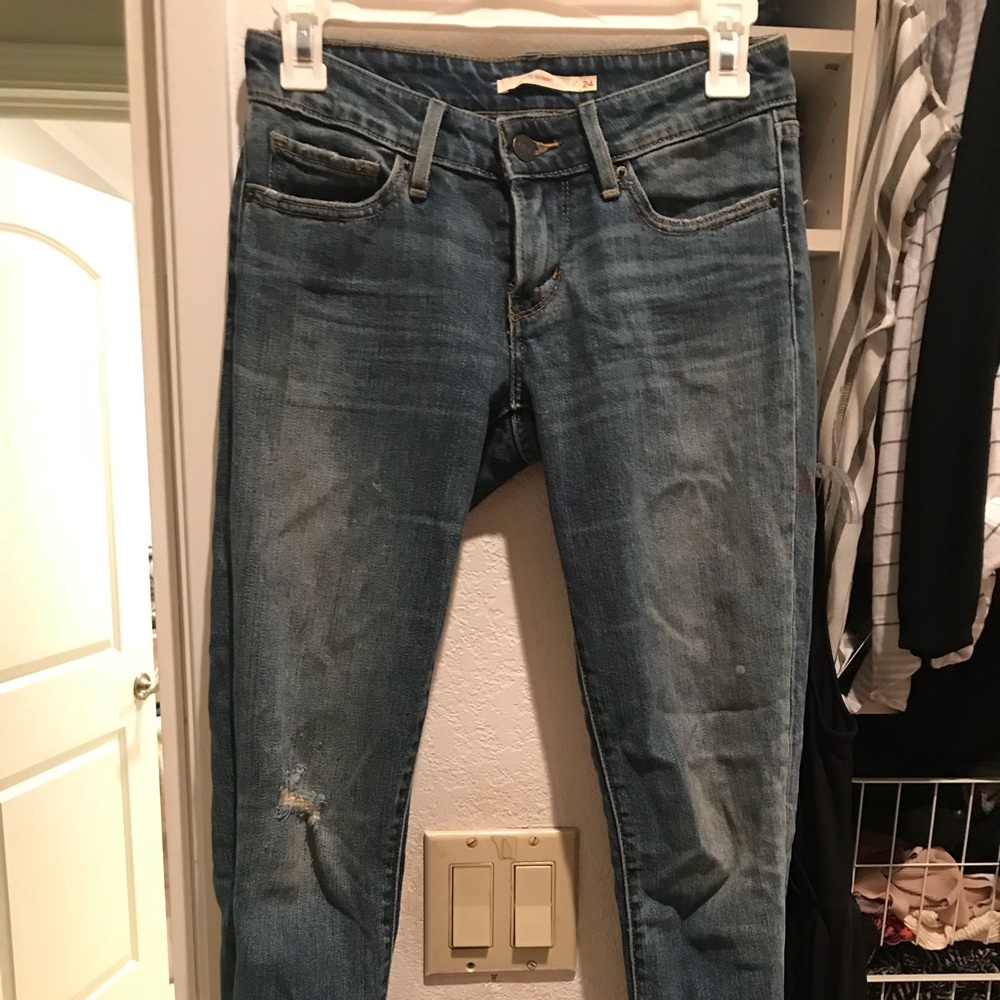 Levi’s slight curve skinny jeans